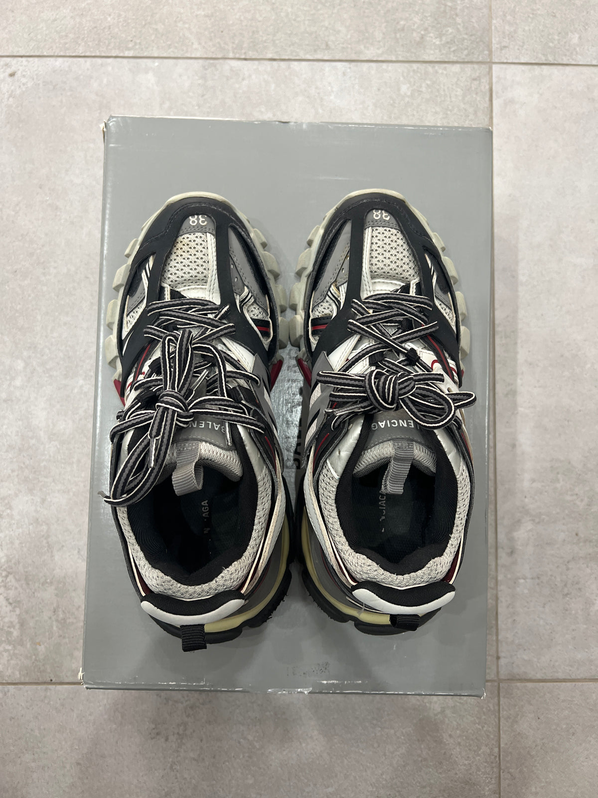 Balenciaga Track Burgundy