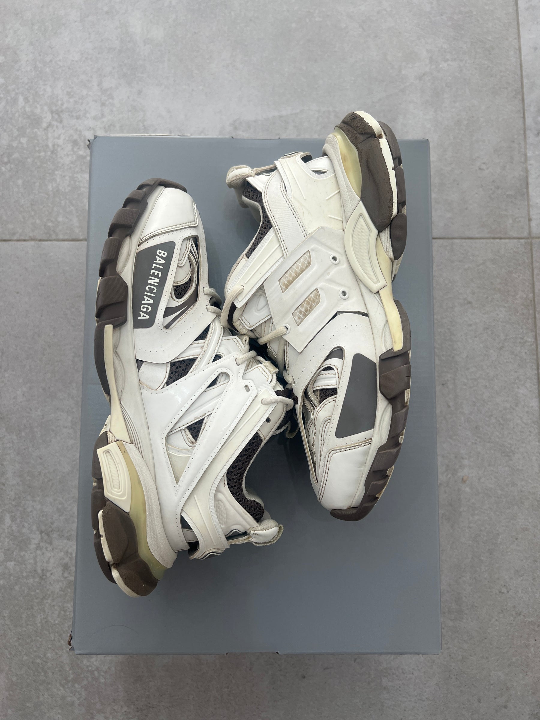 Balenciaga Track White/Brown