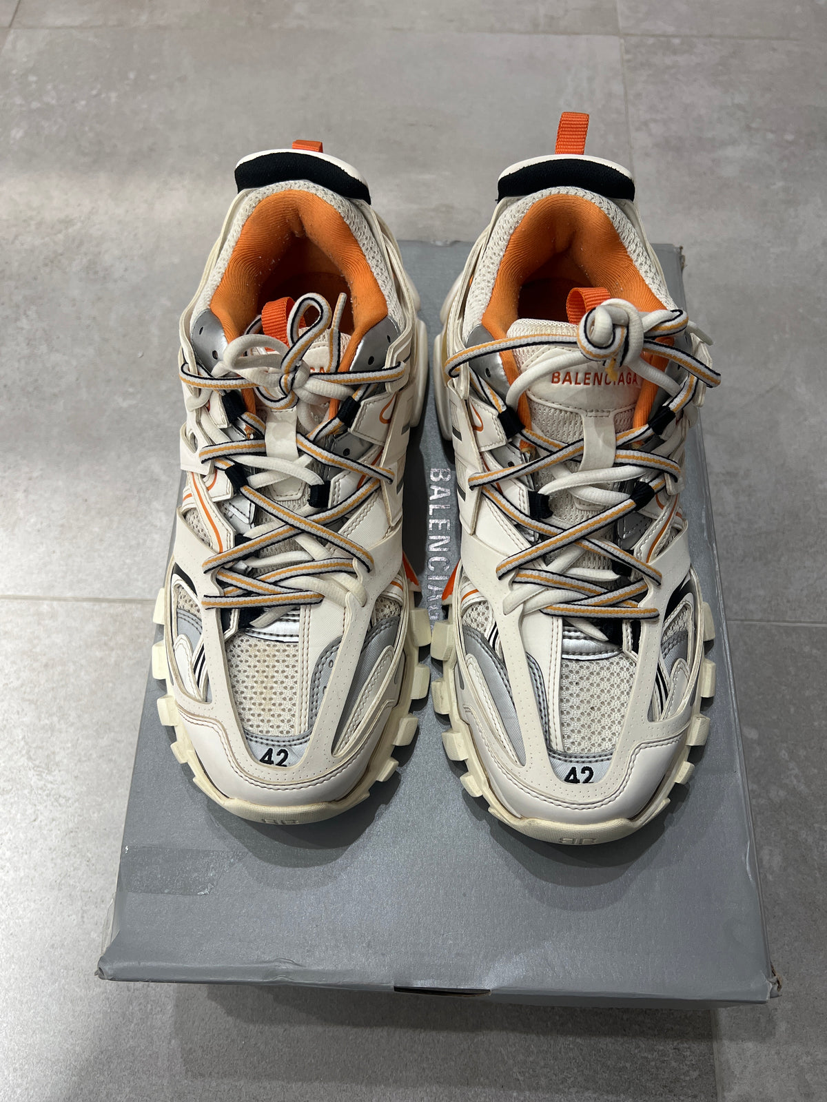 Balenciaga Track White Orange