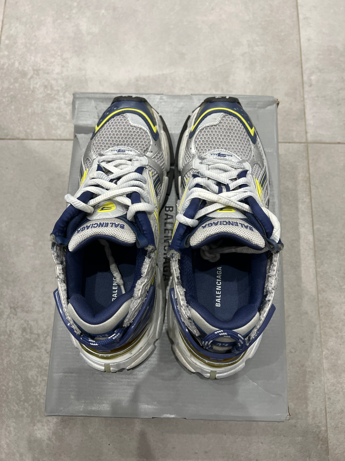 Balenciaga Runner Grey/Yellow/Navy