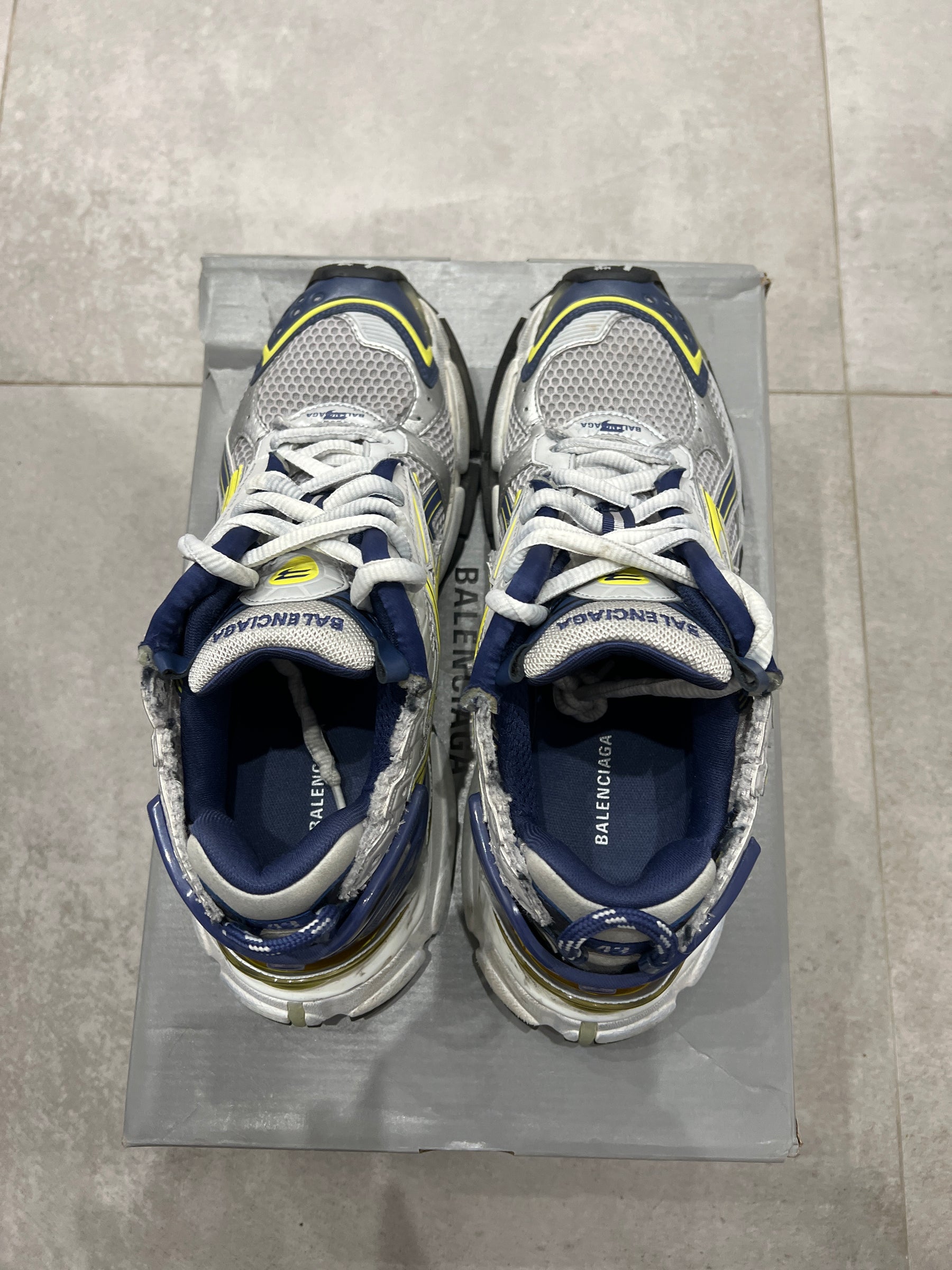 Balenciaga Runner Grey/Yellow/Navy
