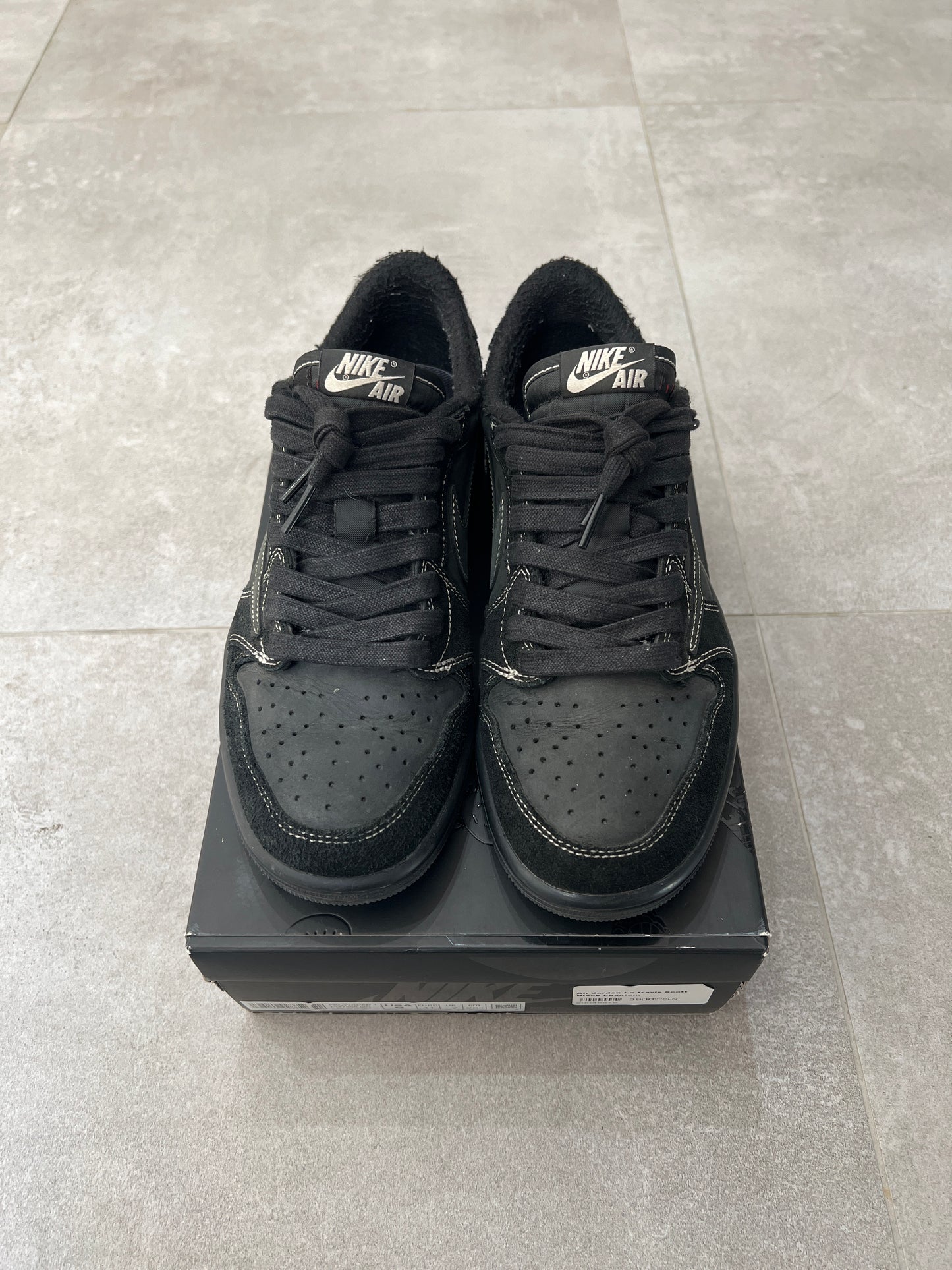 Jordan 1 Low x Travis Scott „Black phantom”