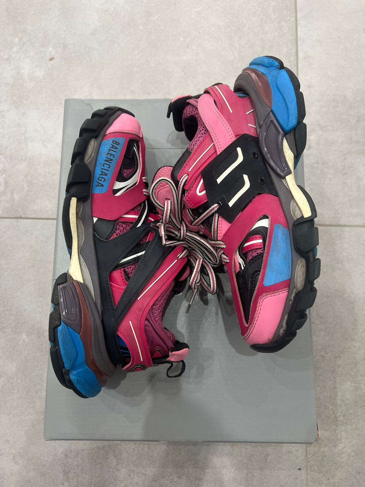 Balenciaga Track Pink/Blue/Black