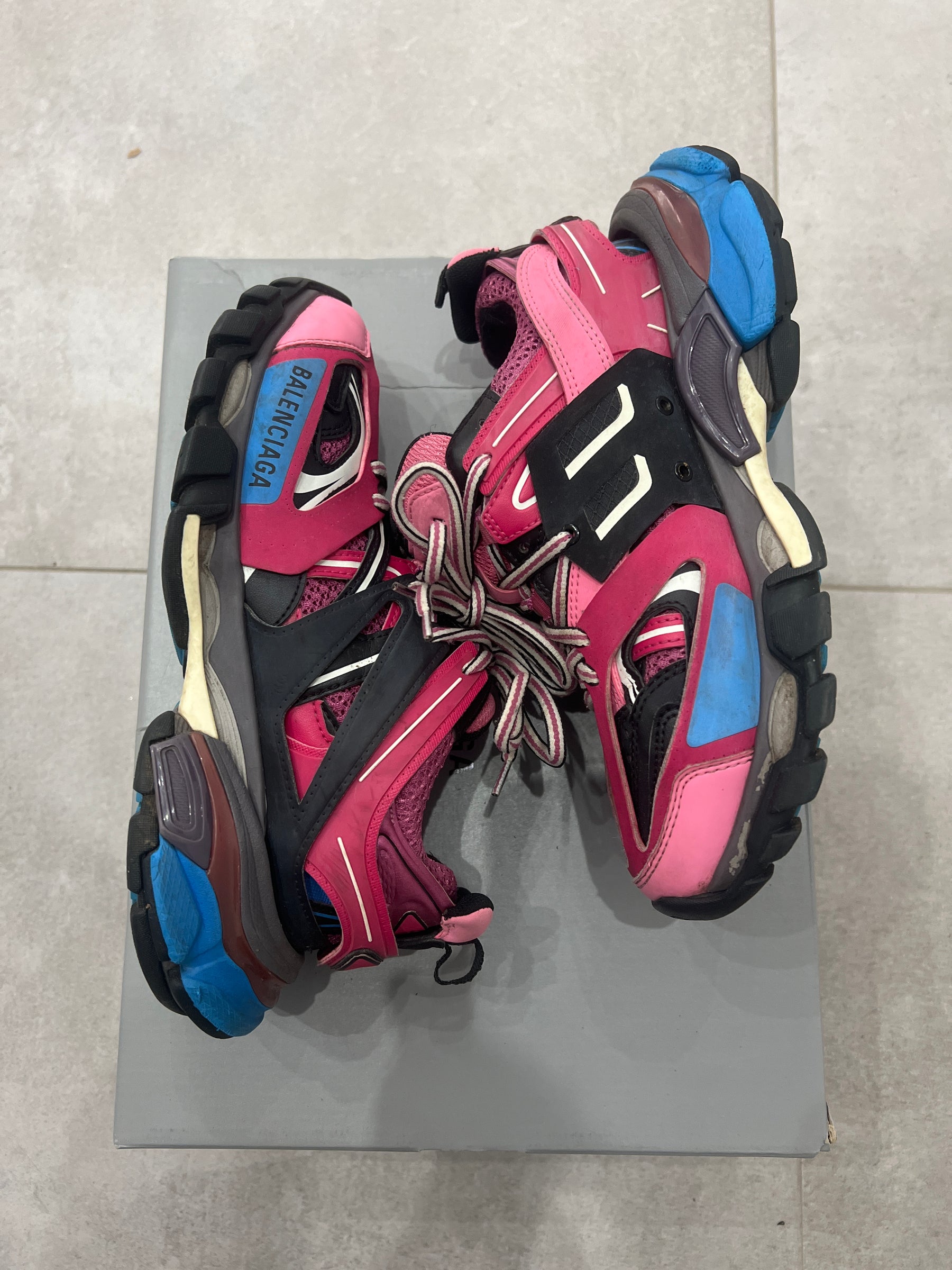 Balenciaga Track Pink/Blue/Black