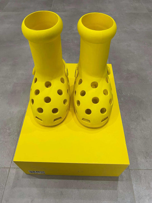 MSCHF X Crocs Big Red Boot (yellow)