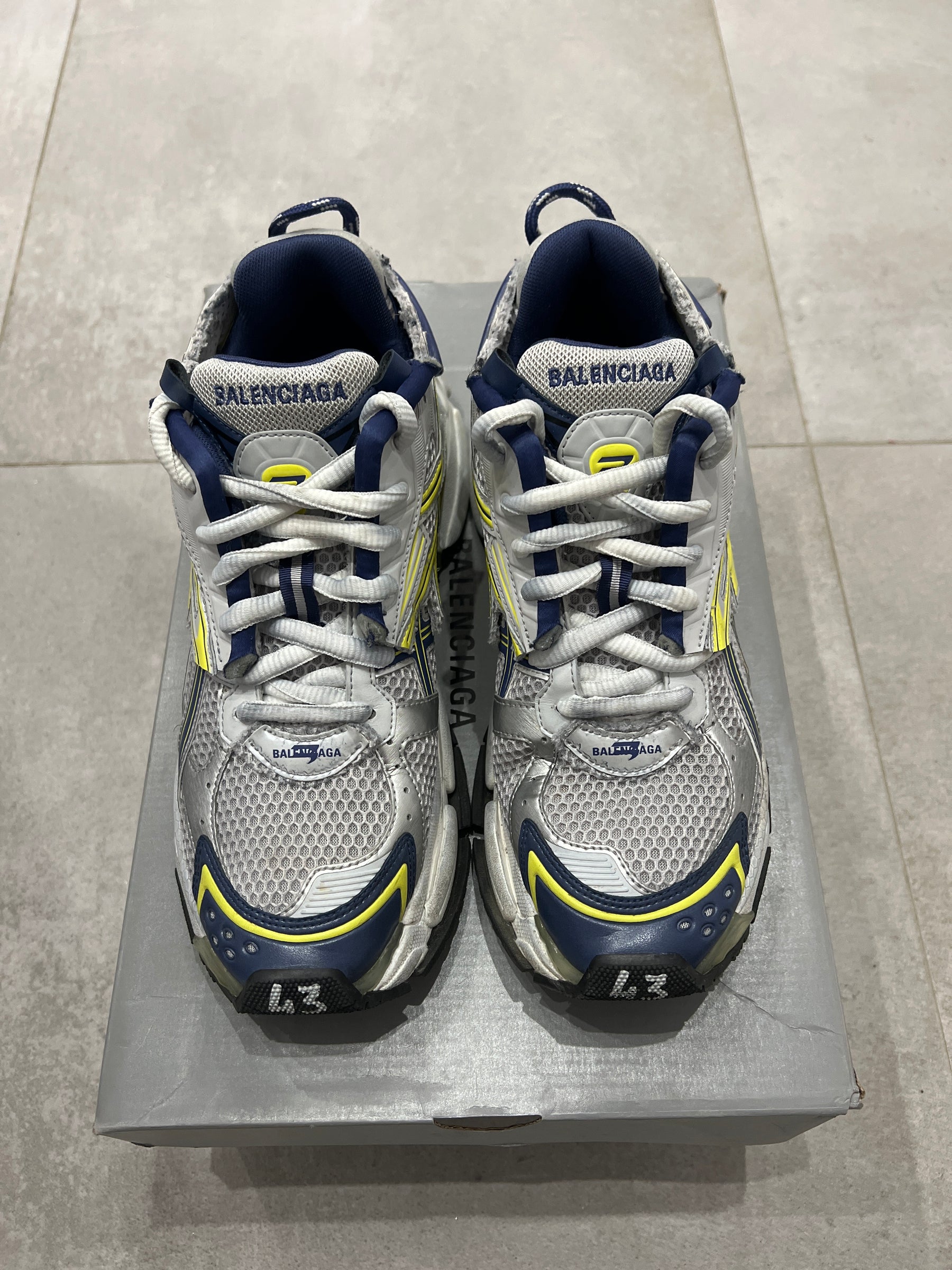 Balenciaga Runner Grey/Yellow/Navy
