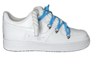 Nike Air Force 1 Low Rope & "Off White Blue Laces"