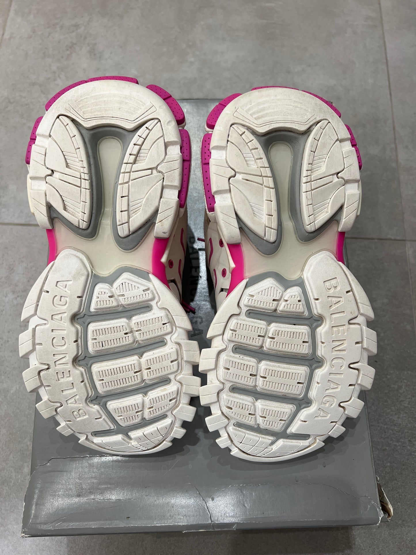 Balenciaga track White/Pink