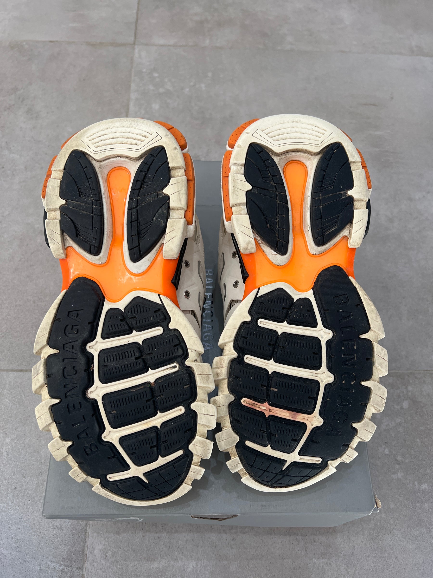 Balenciaga Track White-Orange