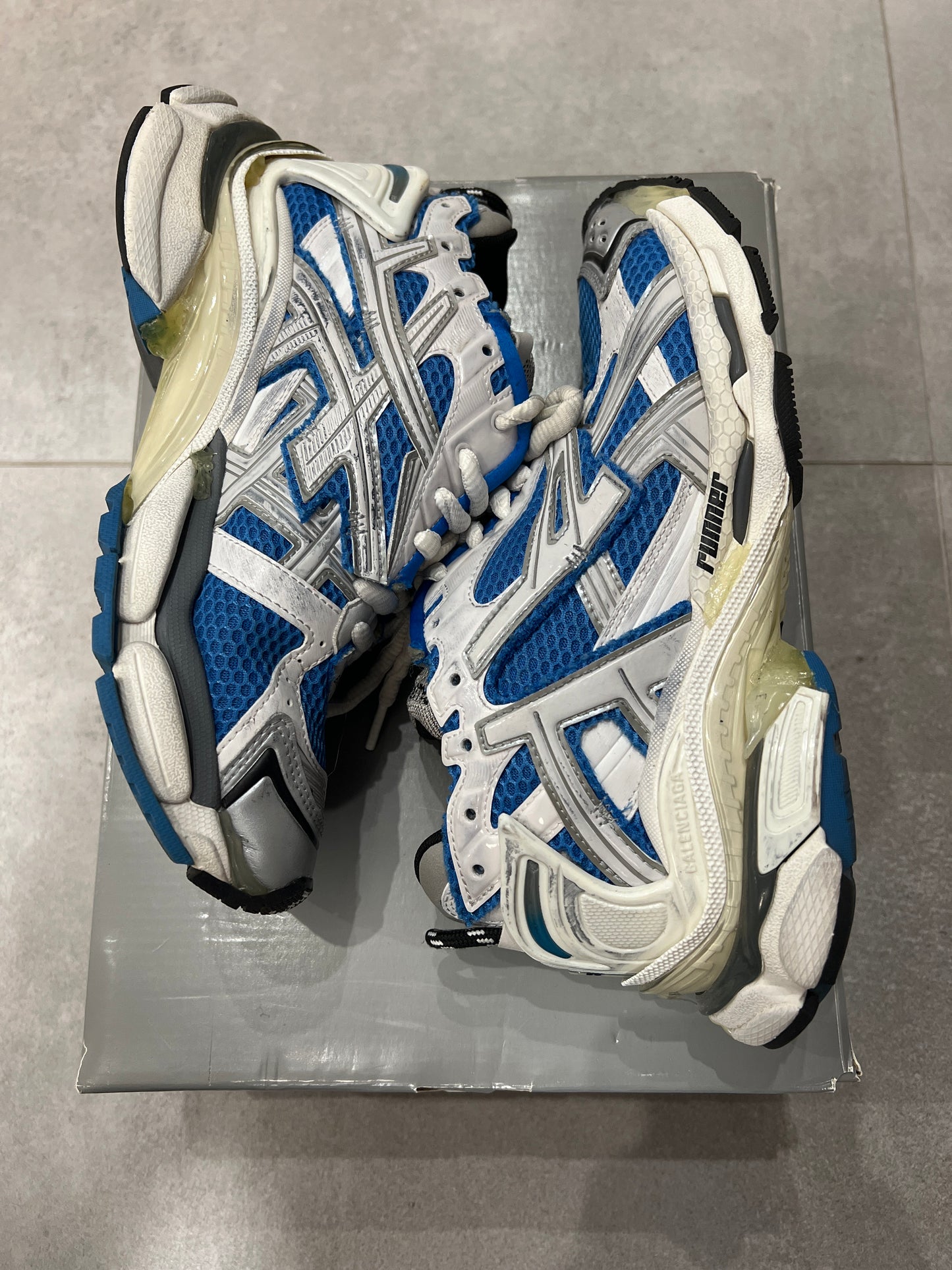 Balenciaga Runner Blue/Silver