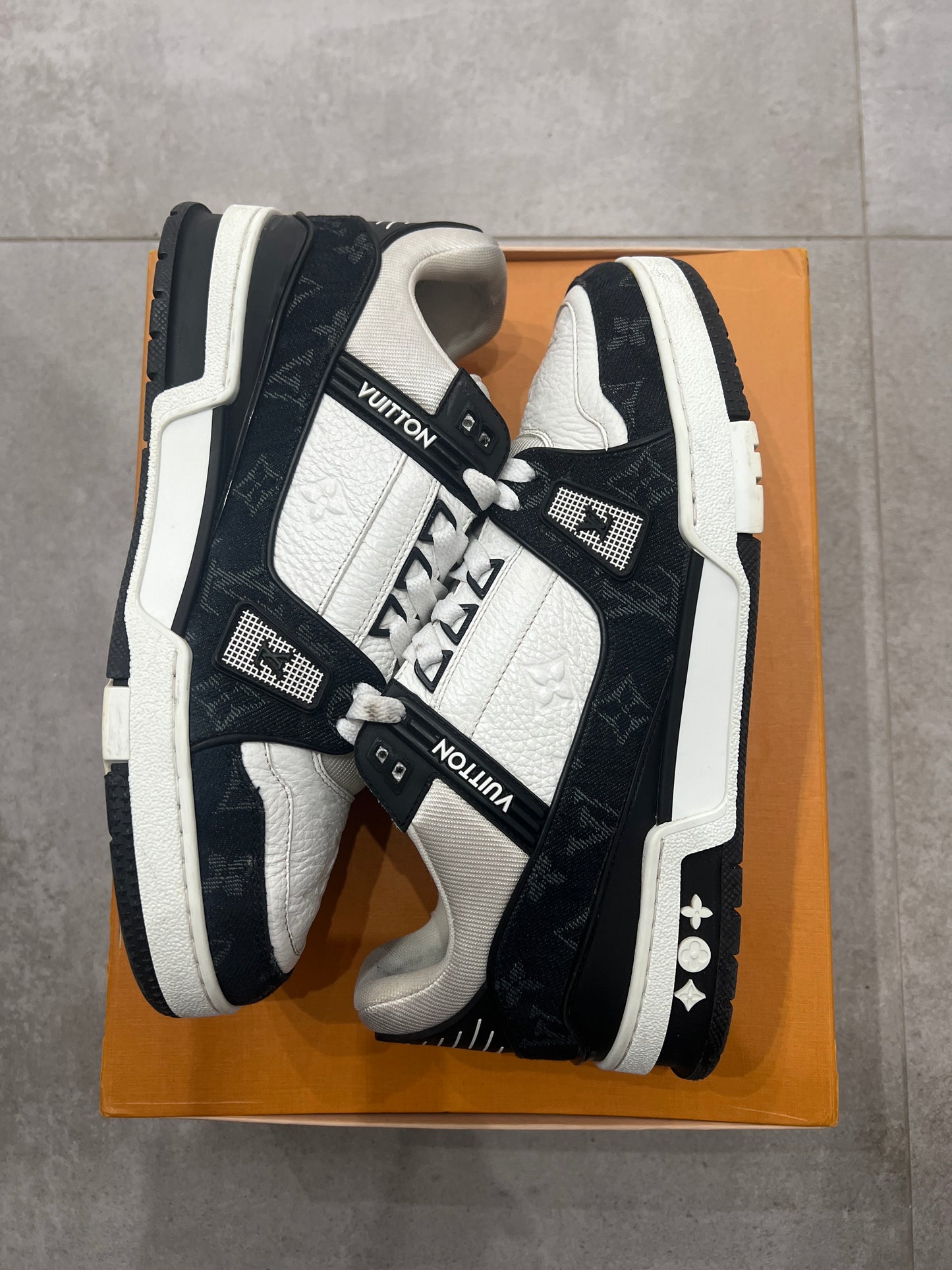 Louis Vuitton Denim Black Trainer