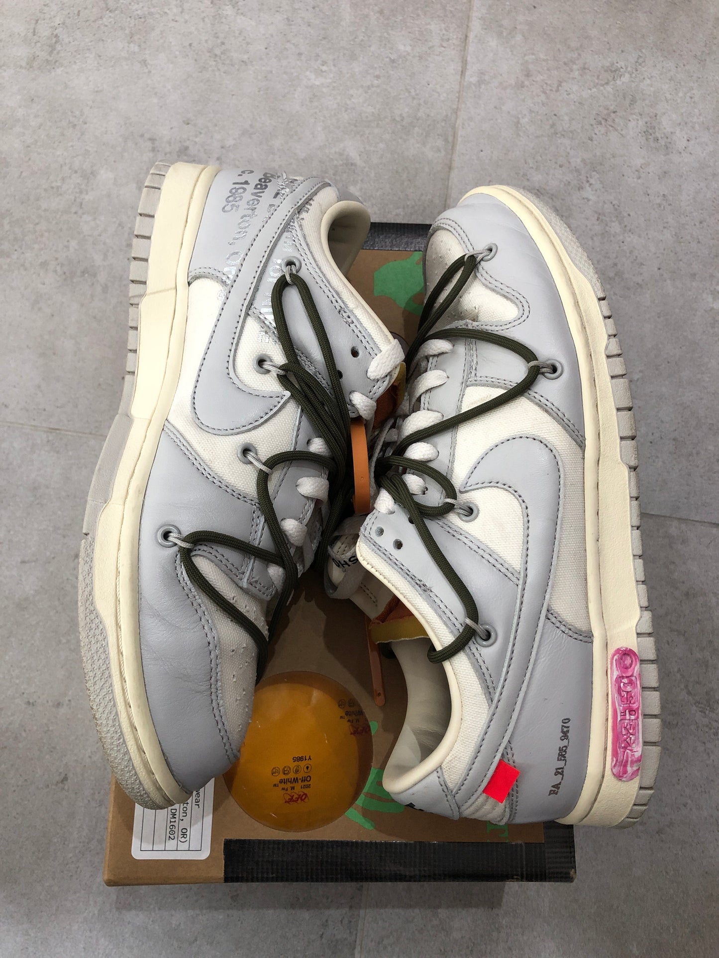 Nike Dunk x Off White Lot 22