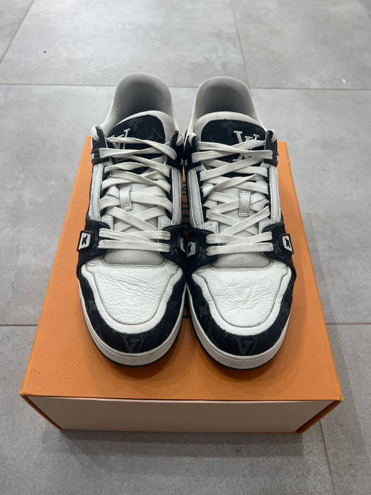 Louis Vuitton Trainer Black Denim