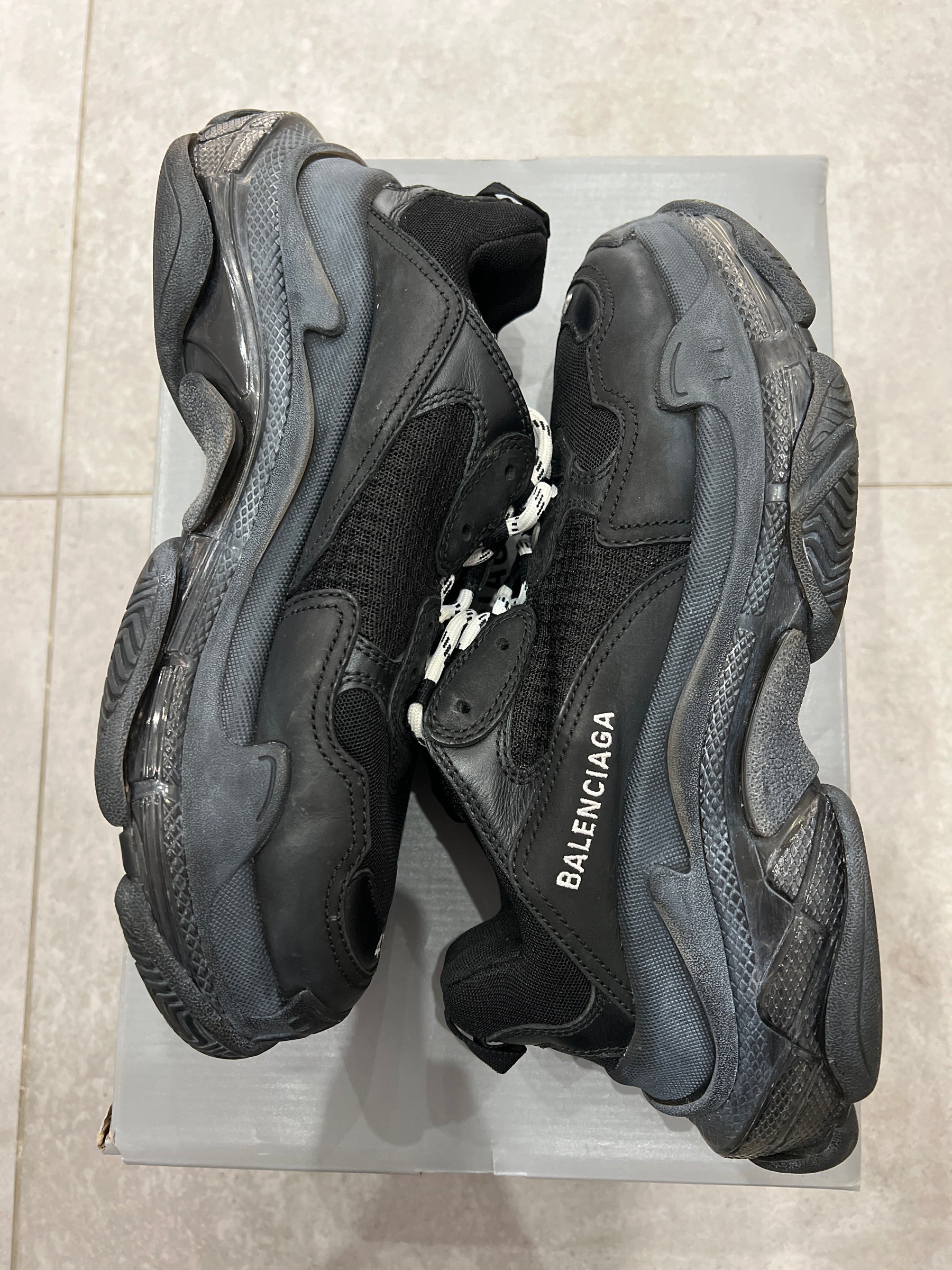 Balenciaga 3S Clearsole Black