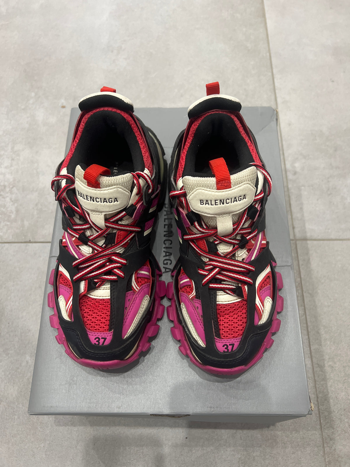 Balenciaga Track Pink/Red/Black