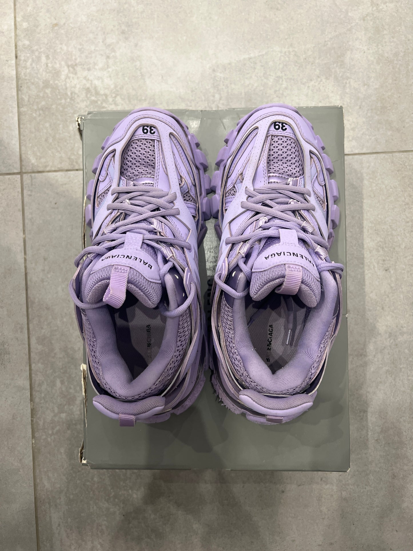 Balenciaga track Violet