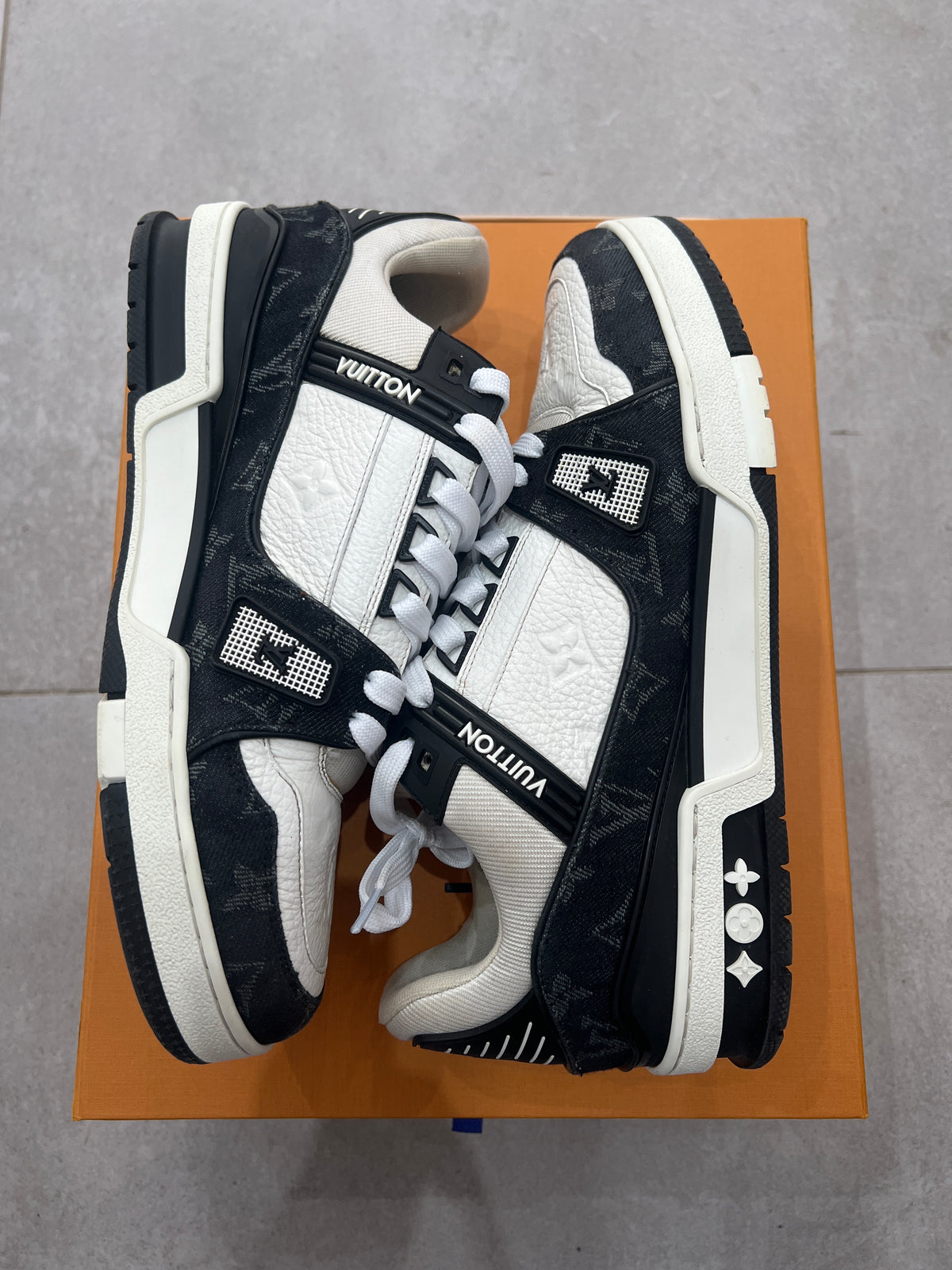 Louis Vuitton Denim Black Trainer