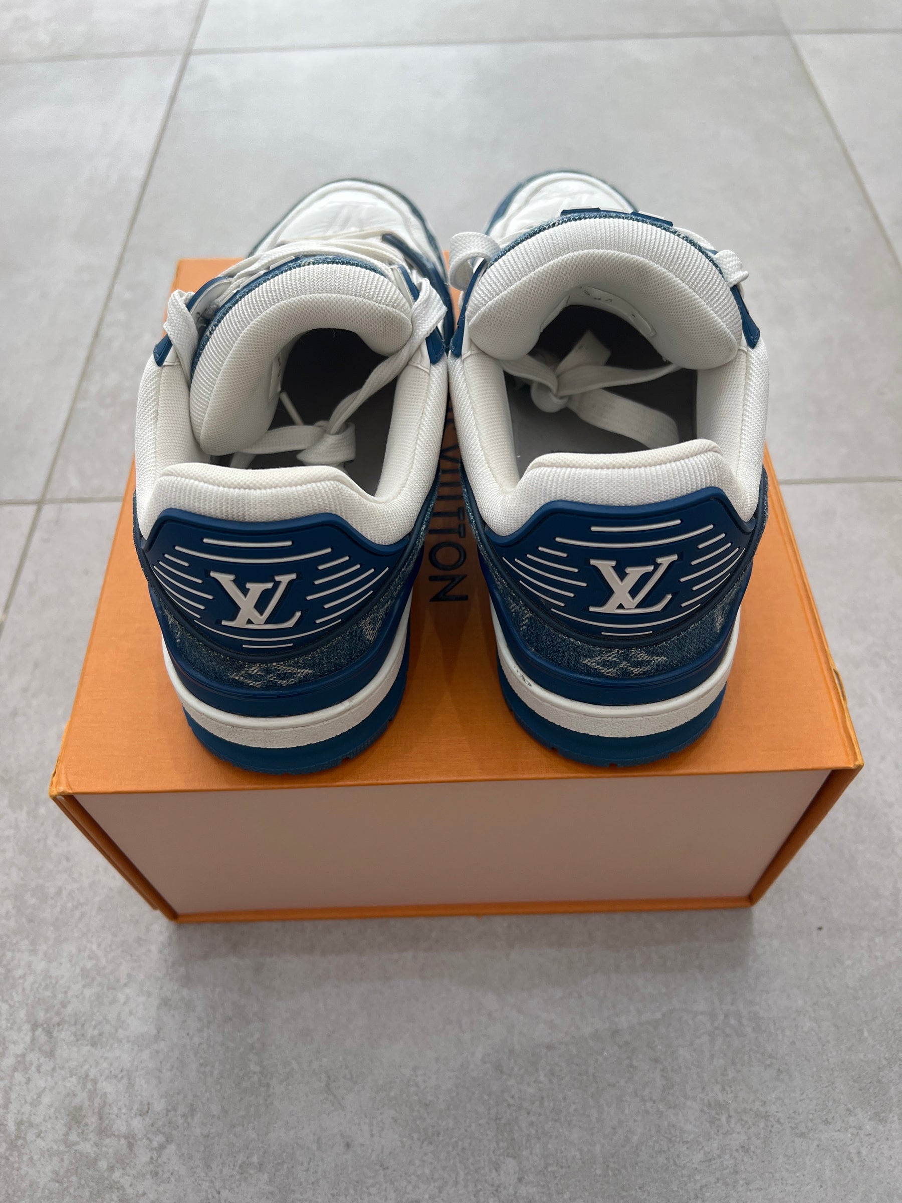 Louis Vuitton Trainer Blue Denim