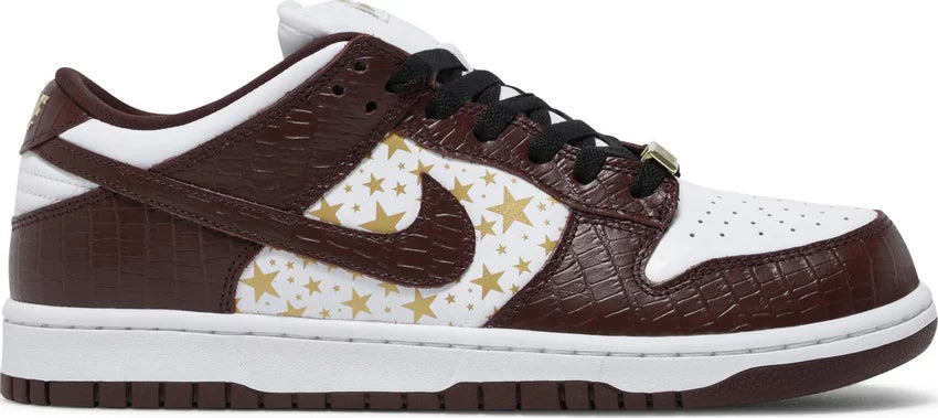 Nike SB Dunk Low Supreme Stars Barkroot Brown