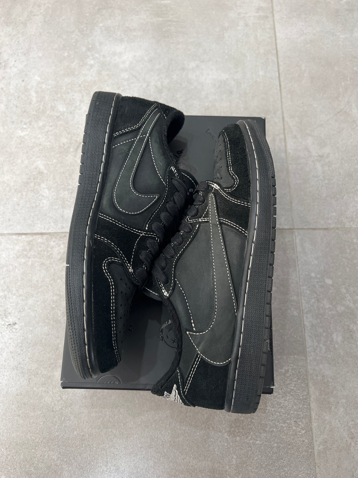 Jordan 1 Low x Travis Scott „Black phantom”