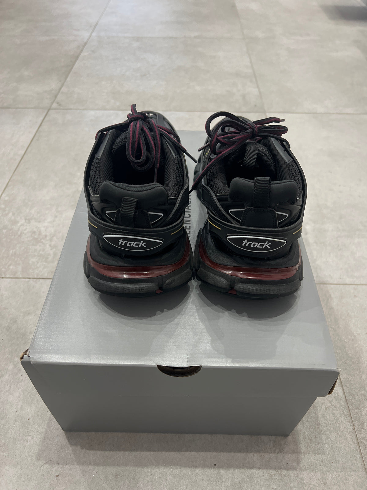 Balenciaga Track Black/Yellow/Burgundy