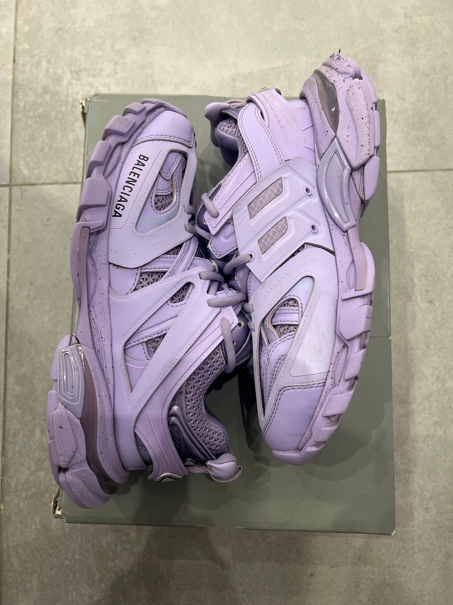 Balenciaga track Violet