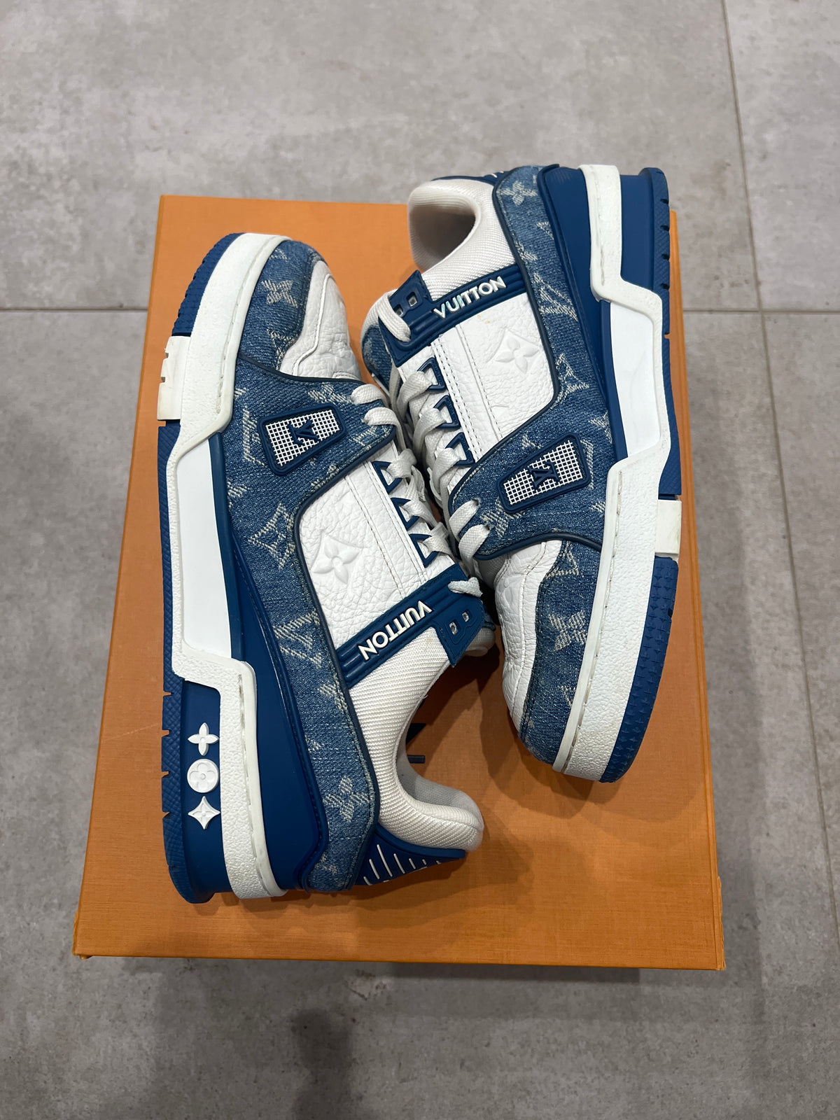 Louis Vuitton Denim Blue Trainer