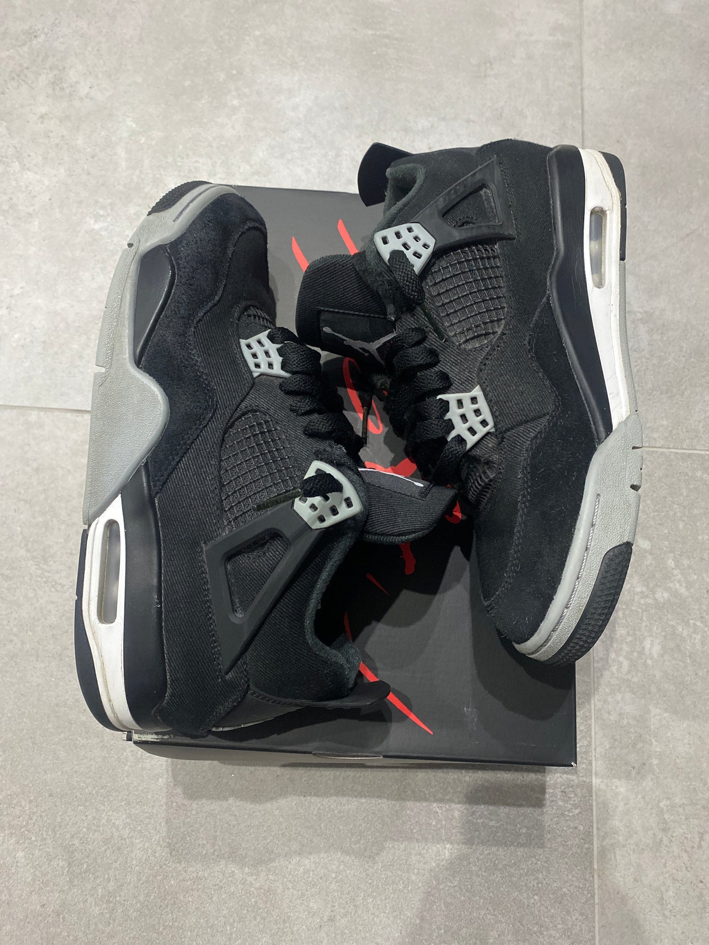 Jordan 4 Black Canvas