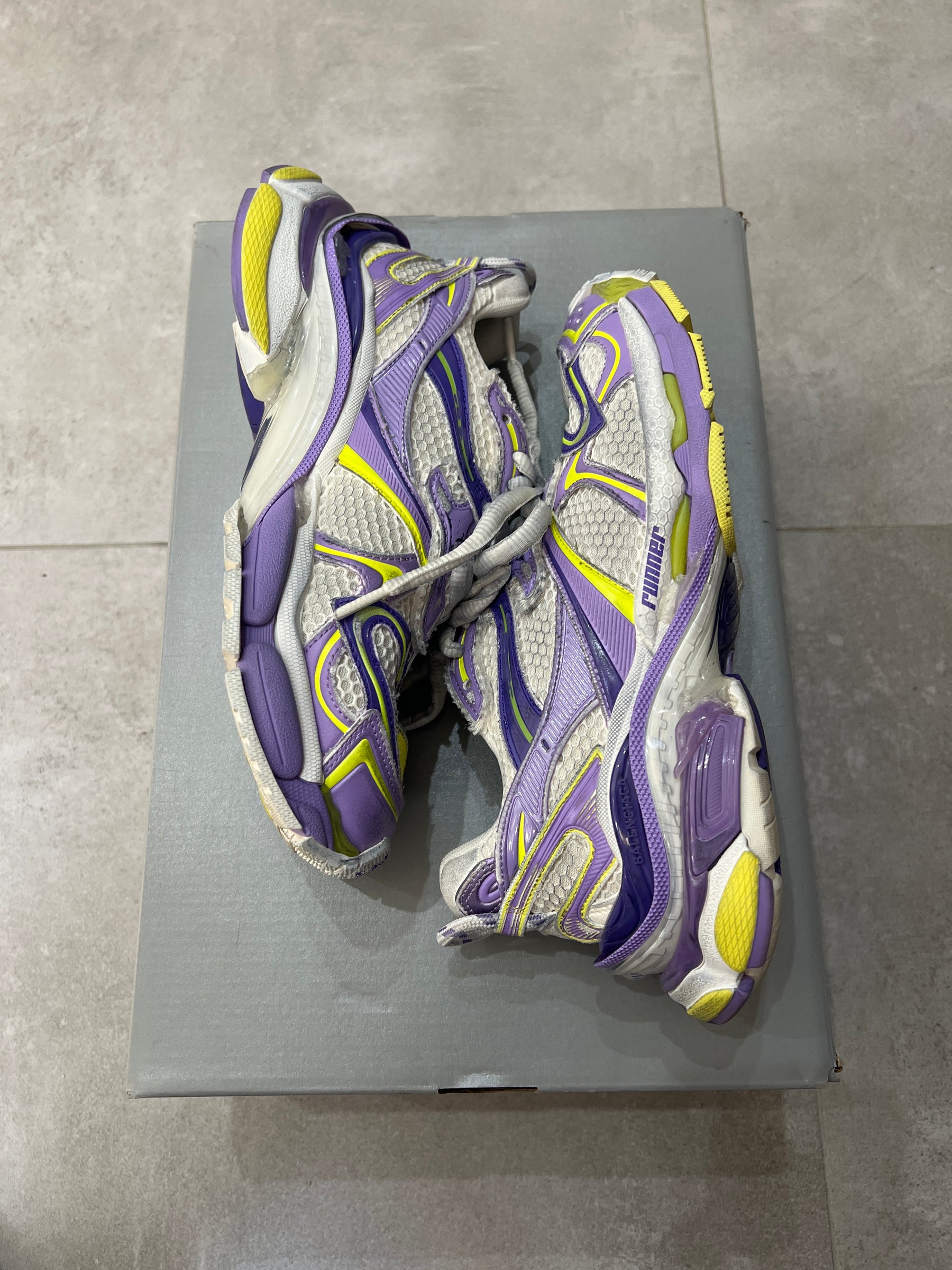 Balenciaga Runner  Grey/purple/olive