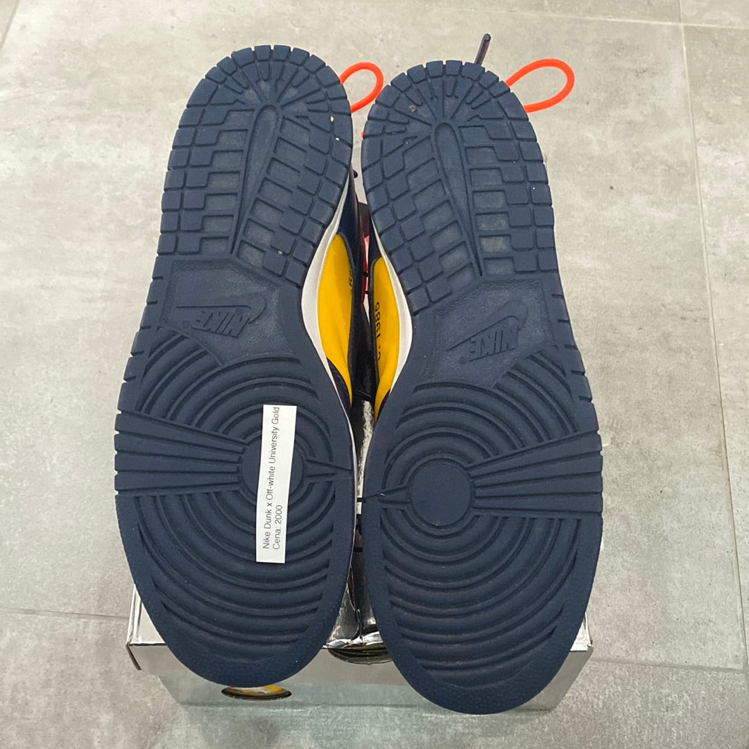 Nike Dunk x Off-White „University gold”