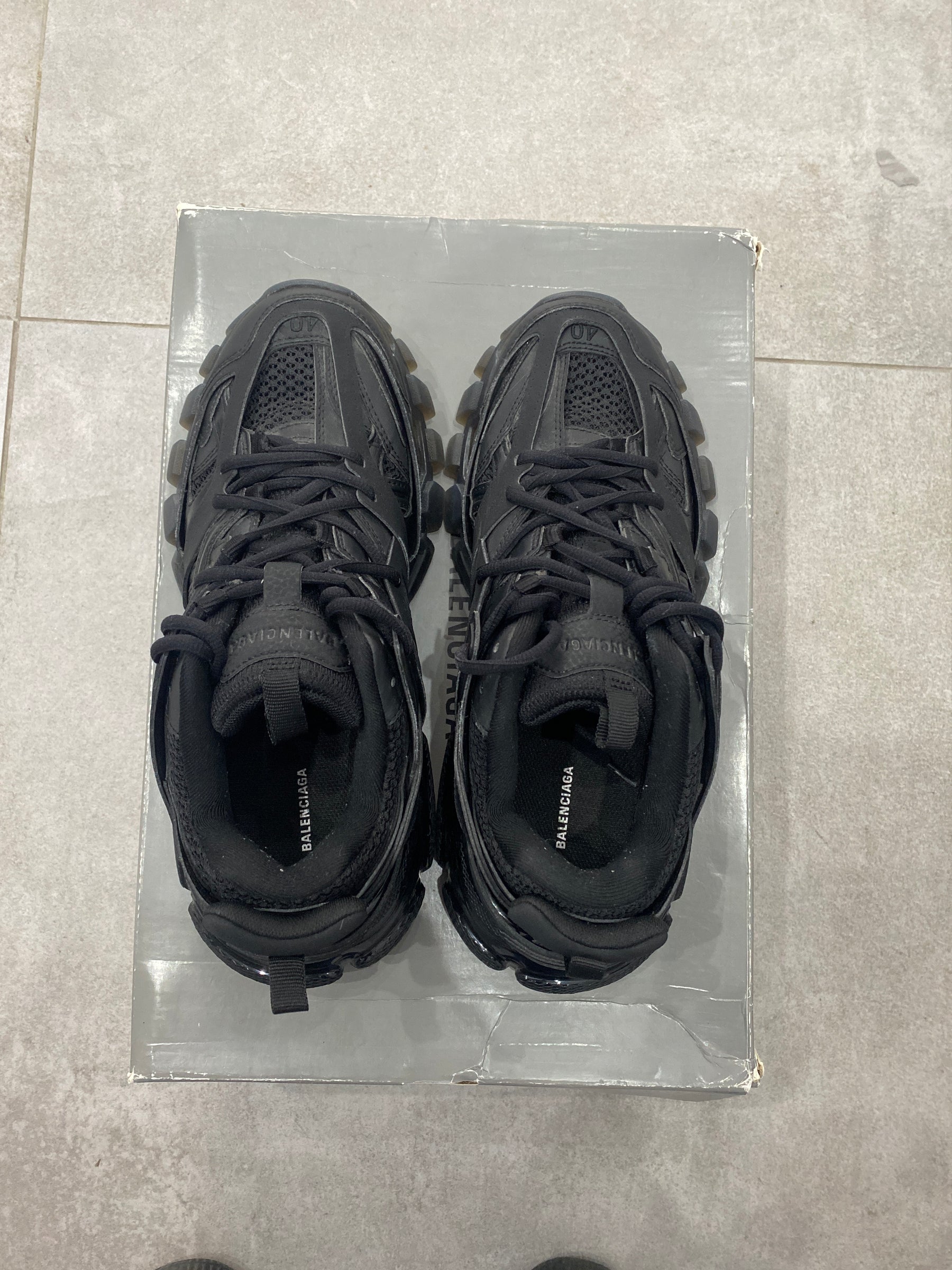 Balenciaga Track Clear Sole Black