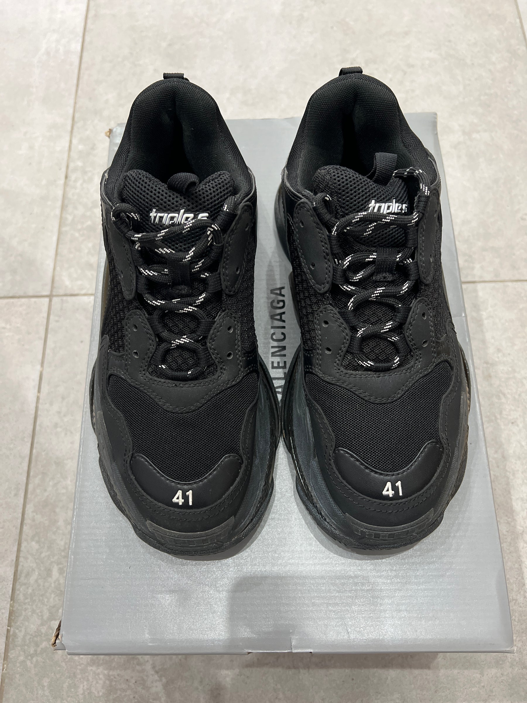 Balenciaga 3S Clearsole Black