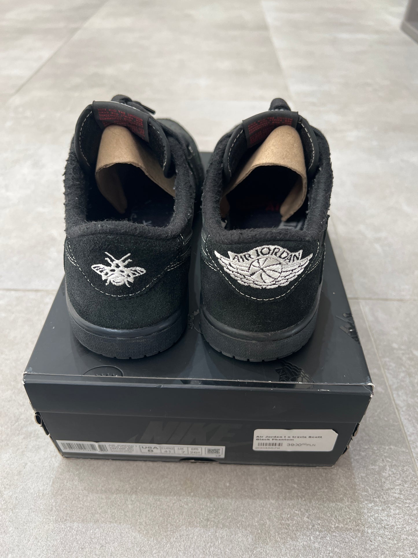 Jordan 1 Low x Travis Scott „Black phantom”