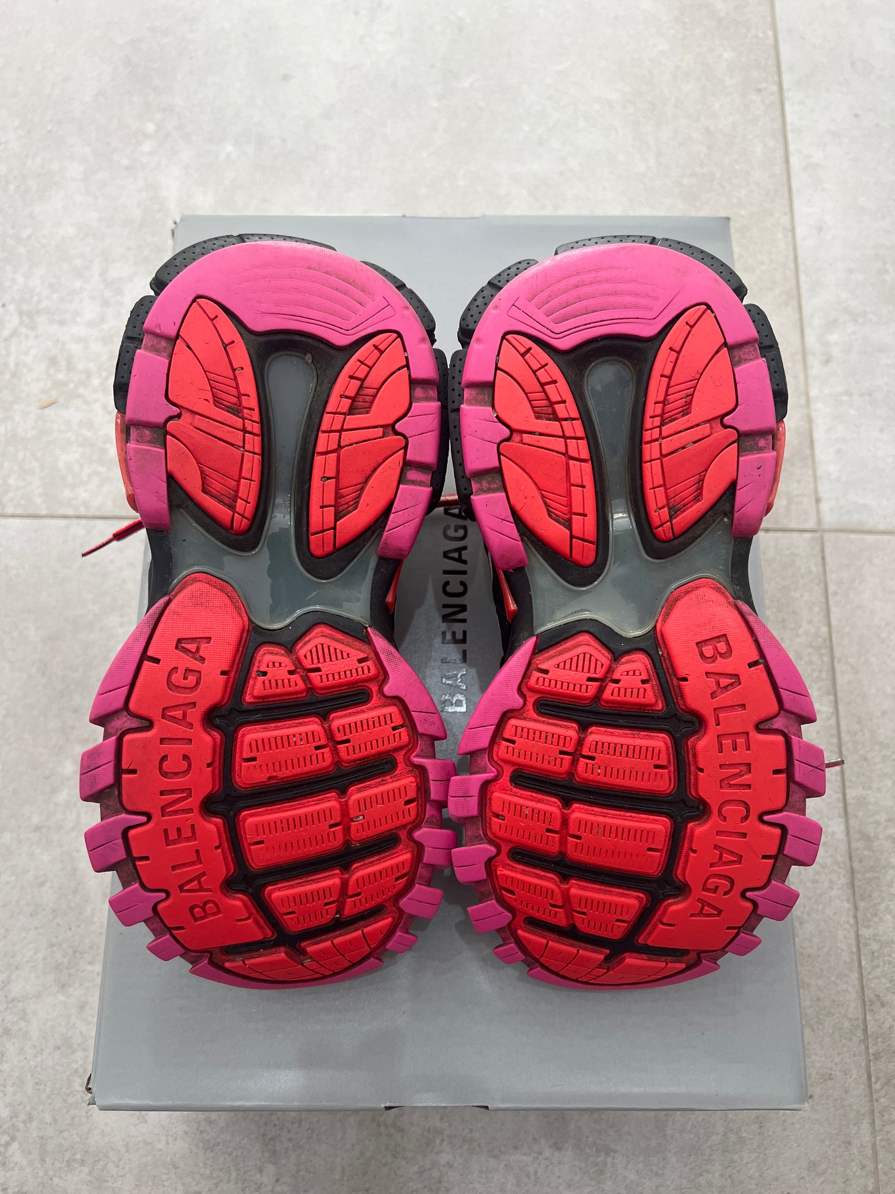 Balenciaga Track Pink/Red/Black