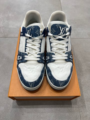 Louis Vuitton Blue Denim Trainer