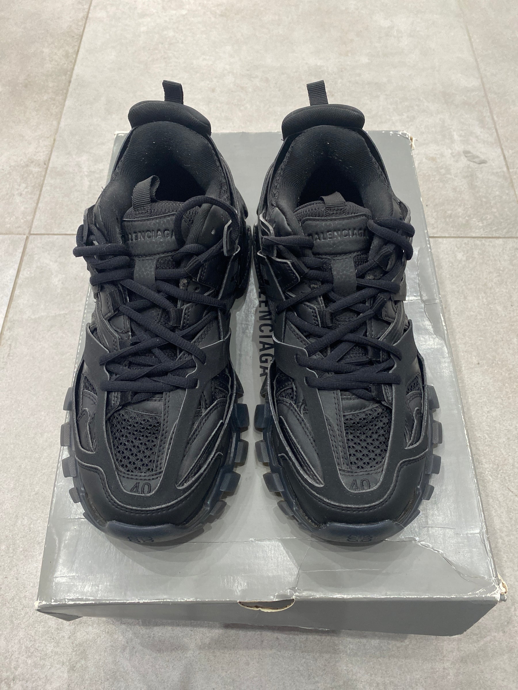 Balenciaga Track Clear Sole Black