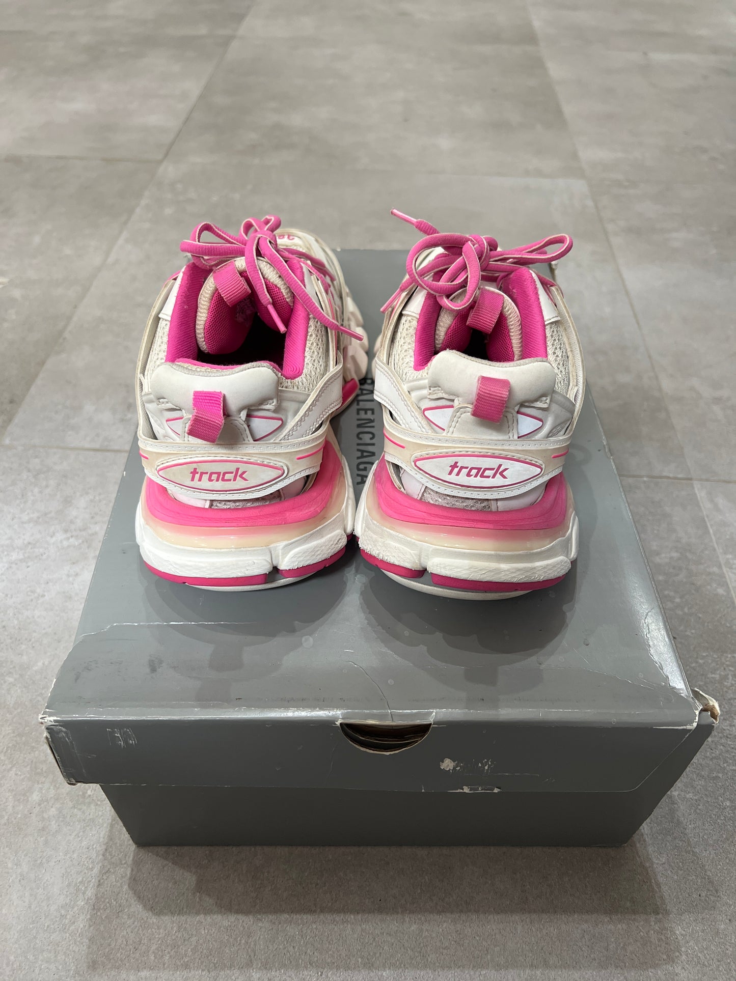Balenciaga track White/Pink