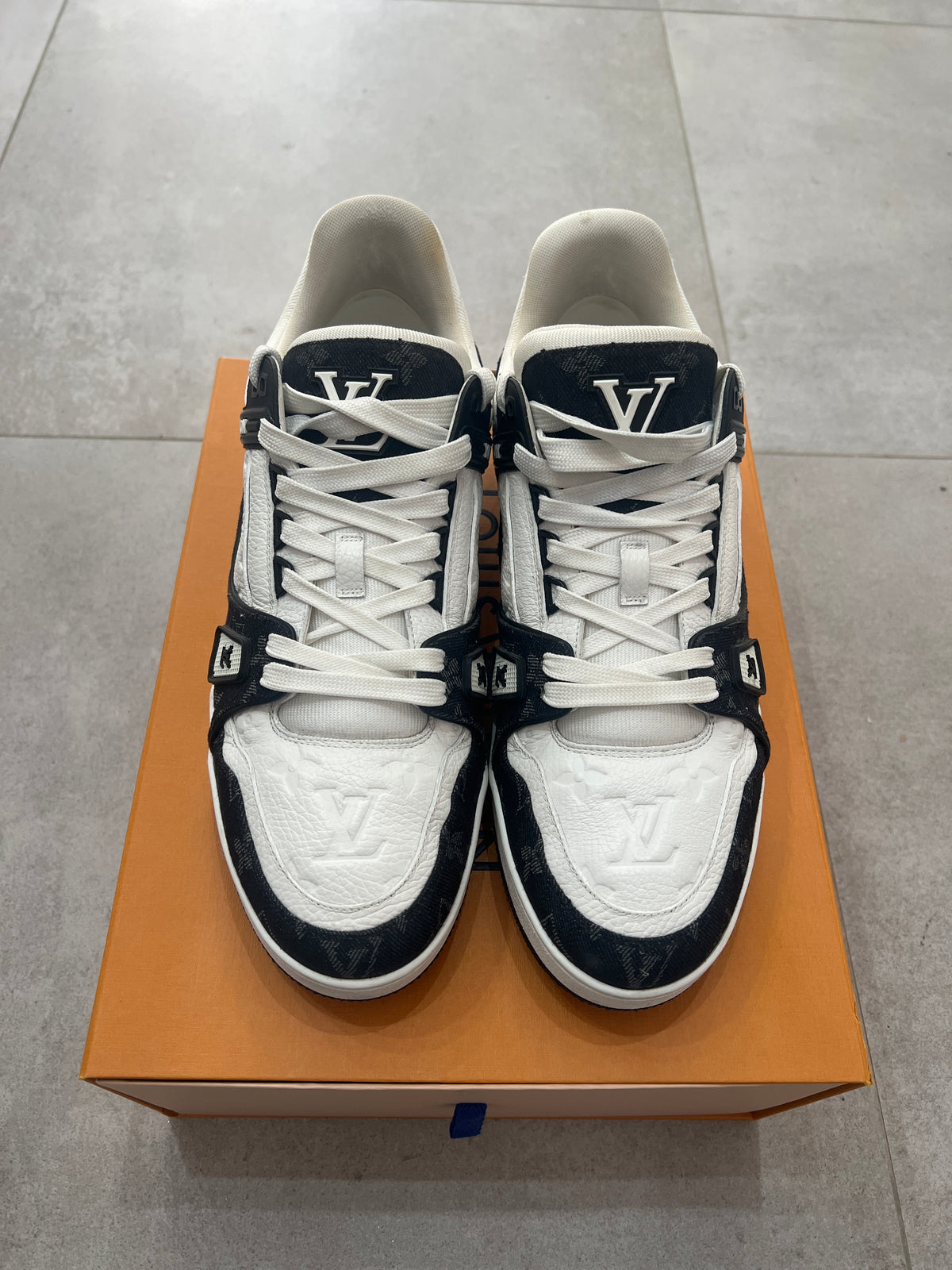 Louis Vuitton Denim Black Trainer