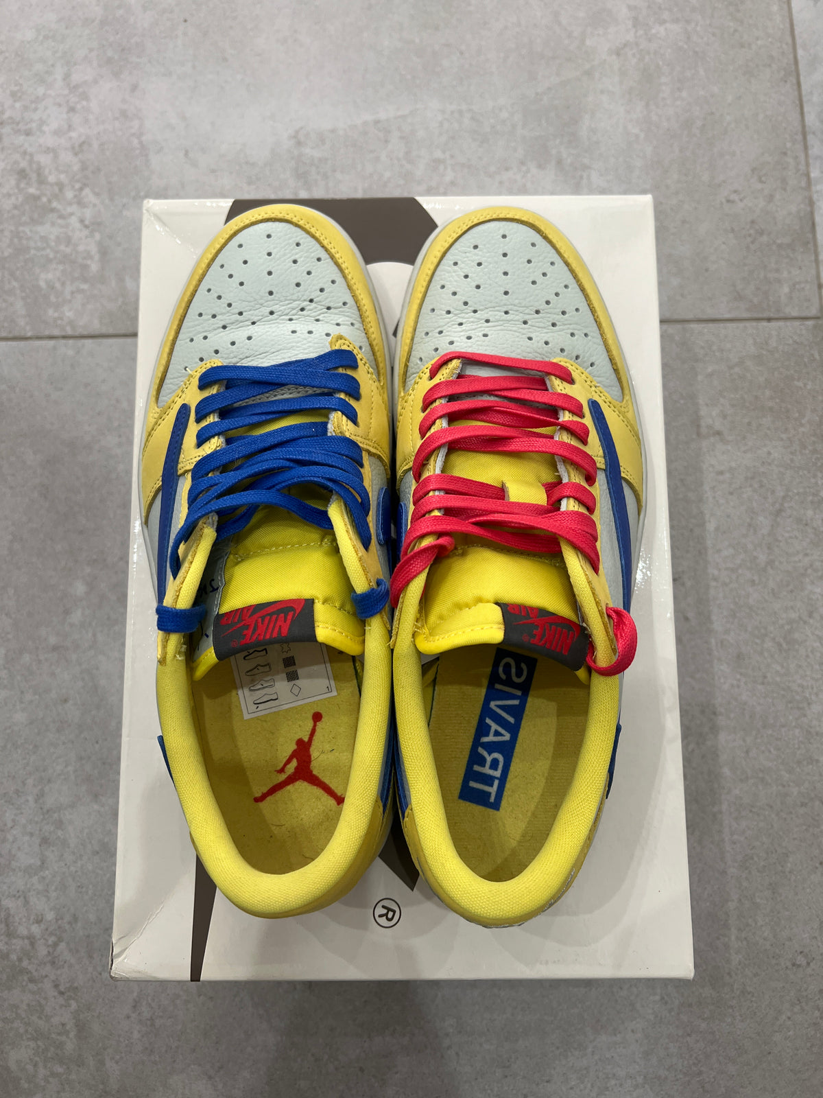 Jordan 1 Low x Travis Scott Canary