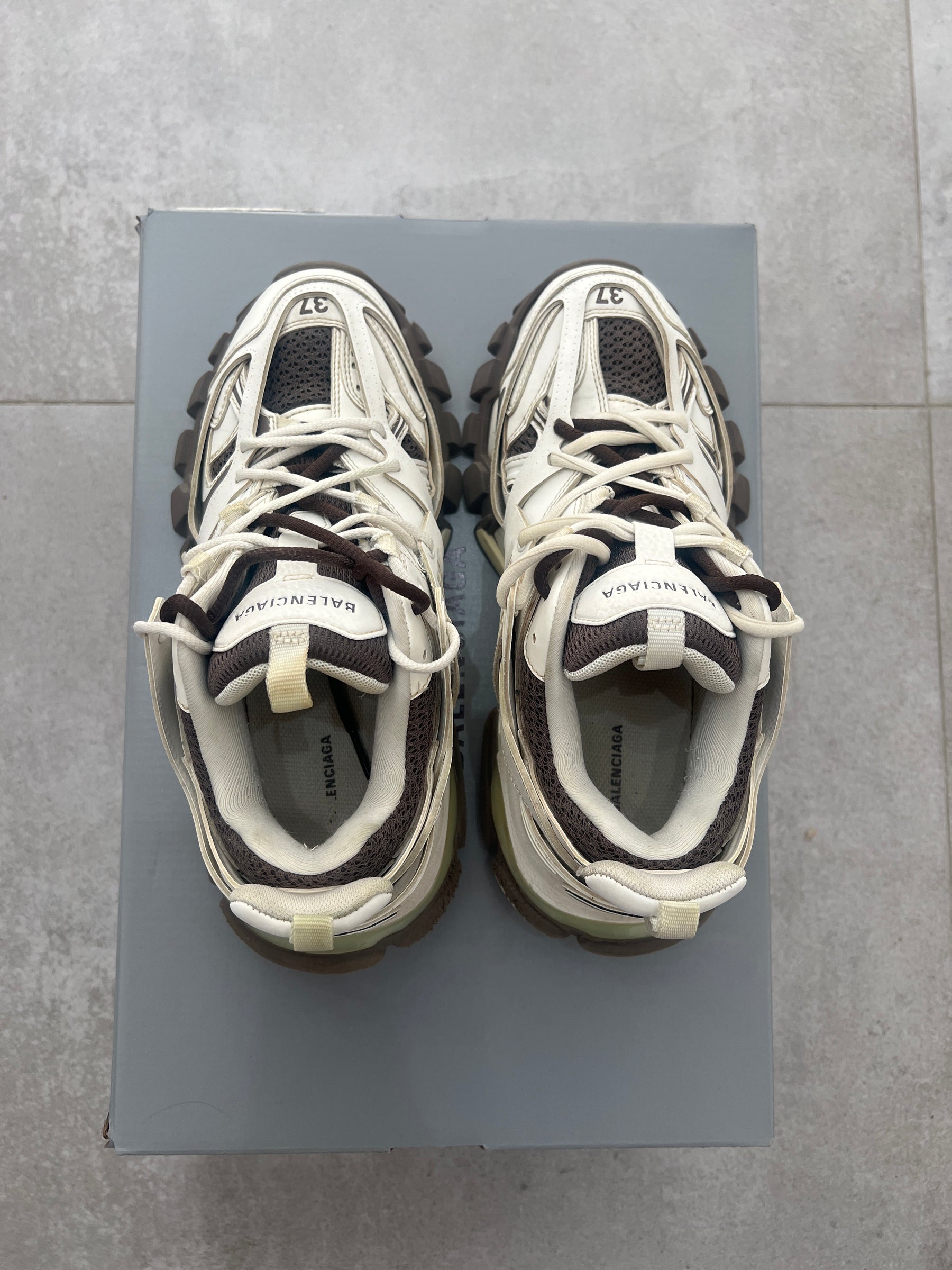 Balenciaga Track White/Brown