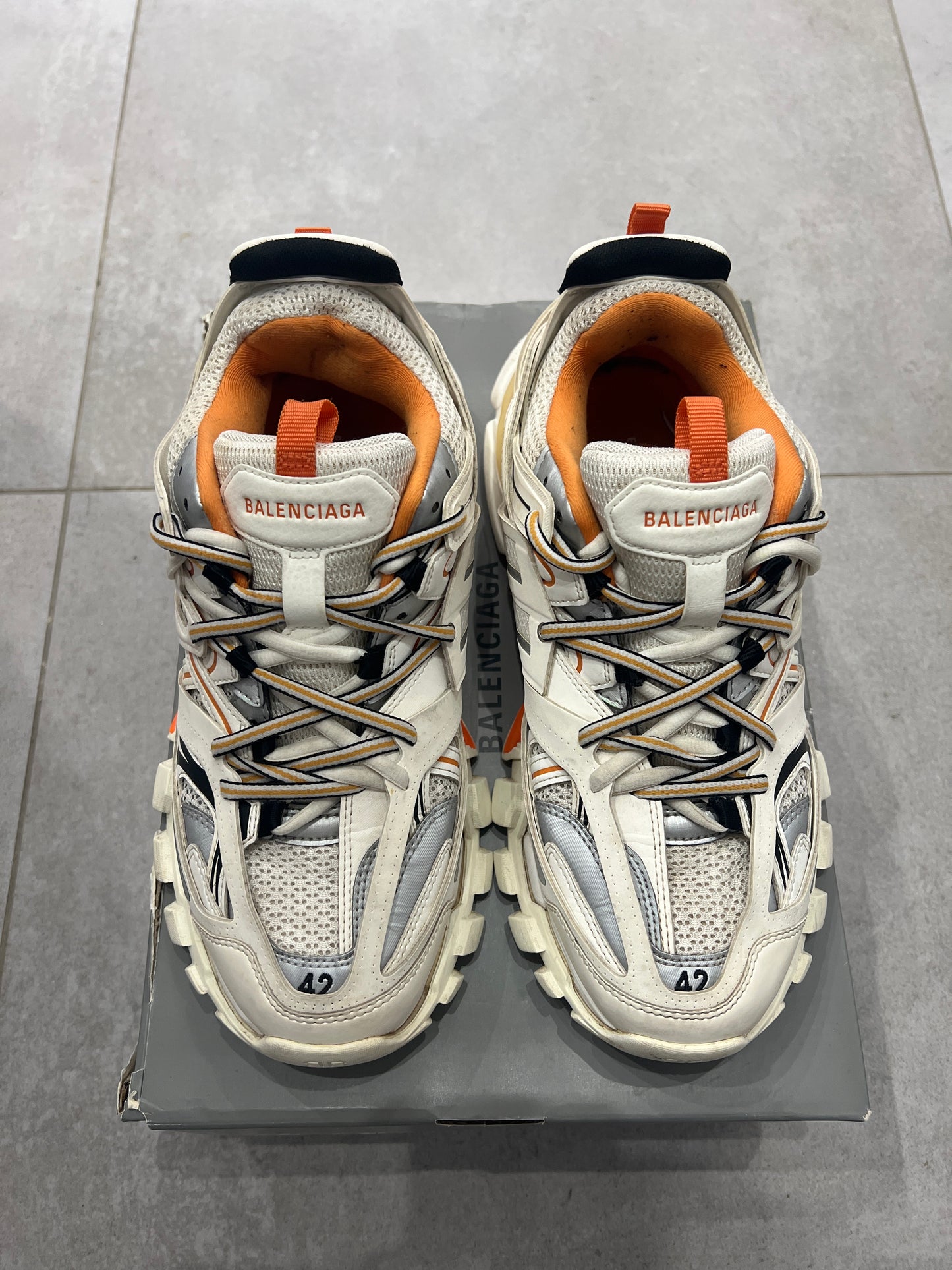 Balenciaga Track White/Orange