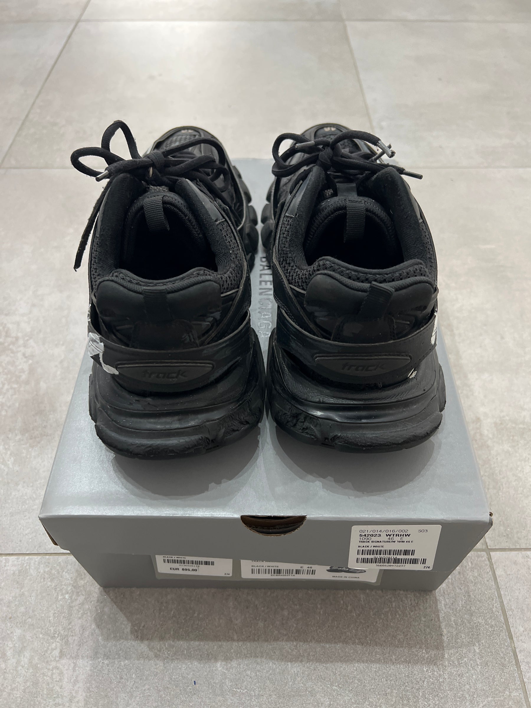 Balenciaga Track Signature Black