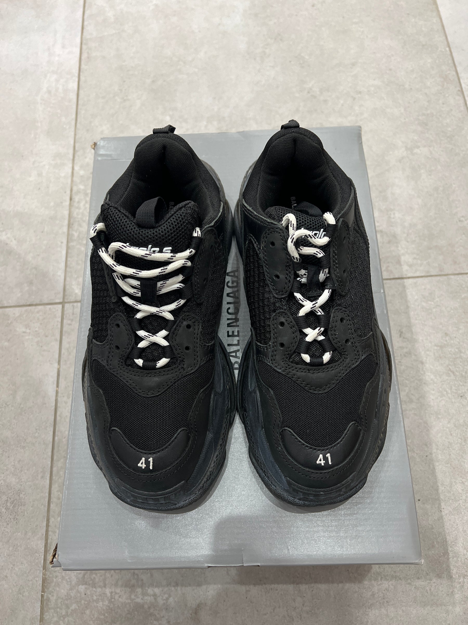 Balenciaga 3S Clearsole Black