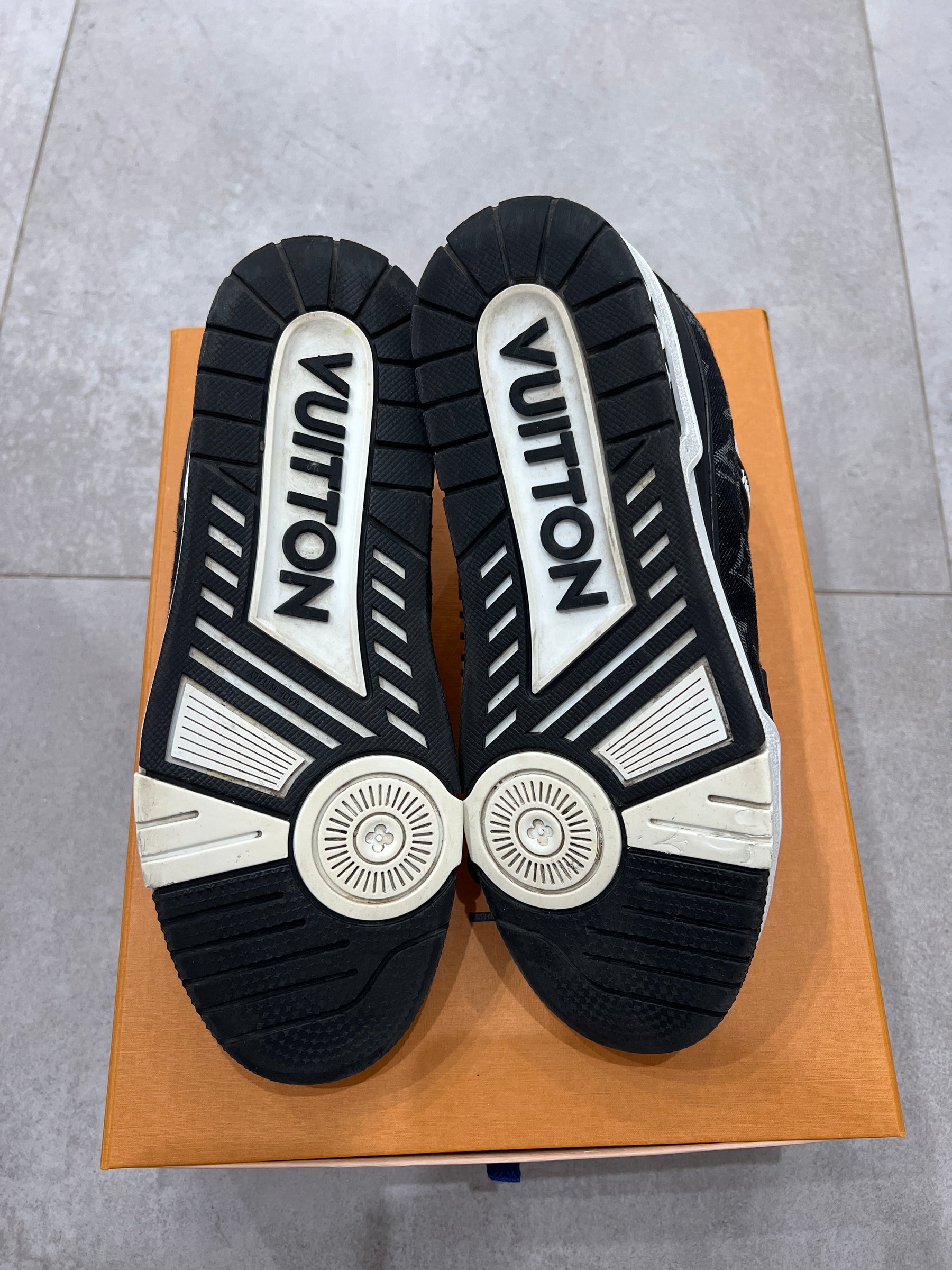 Louis Vuitton Black Denim Trainer