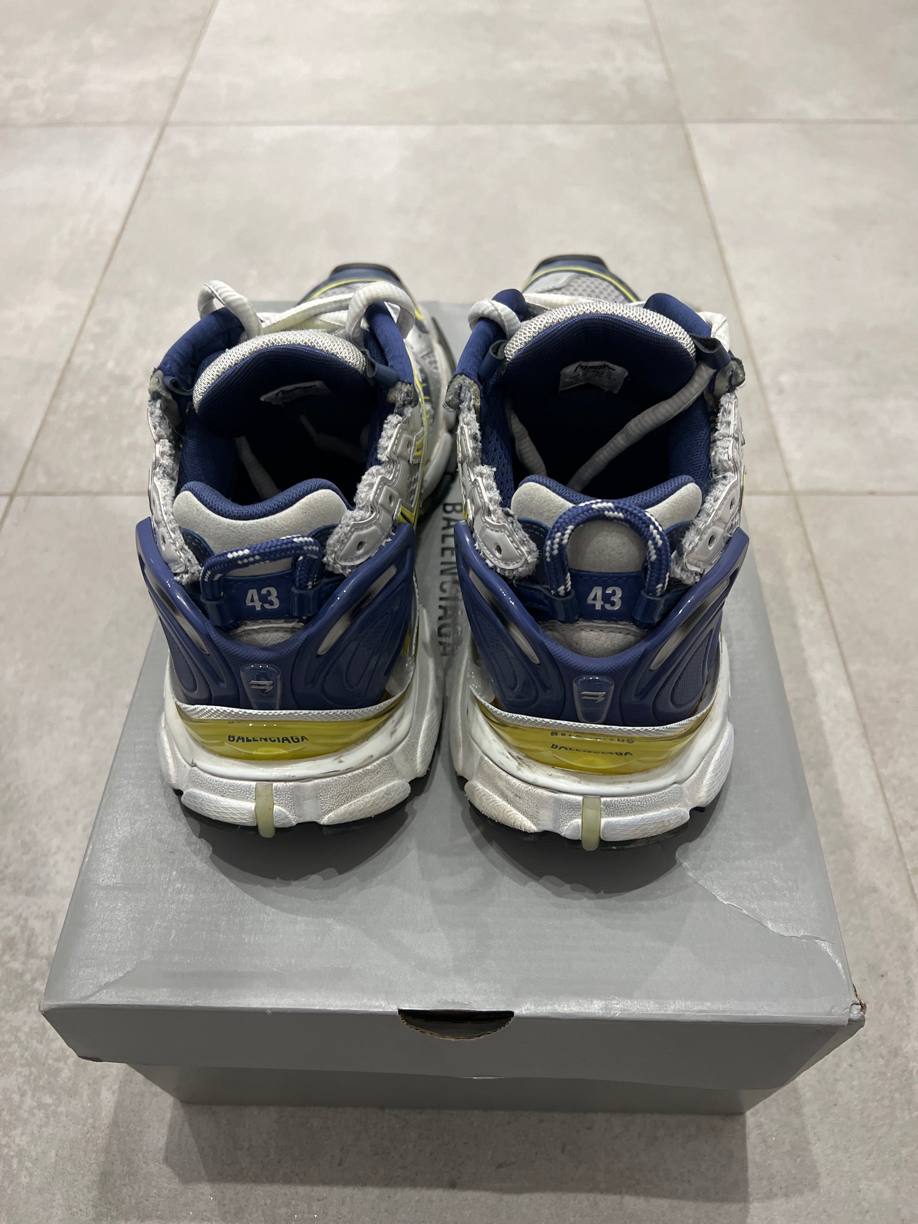 Balenciaga Runner Grey/Yellow/Navy