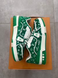 Louis Vuitton Trainer Green Textile