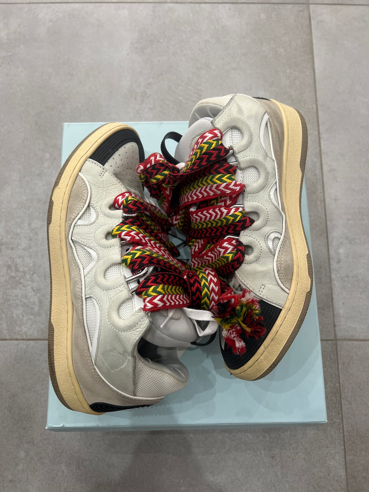 Lanvin Curb White Invory