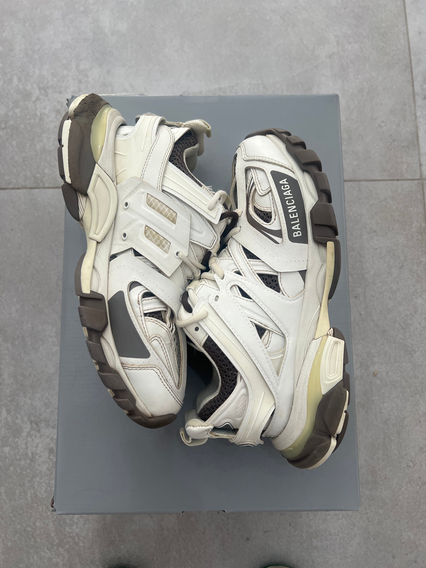 Balenciaga Track White/Brown