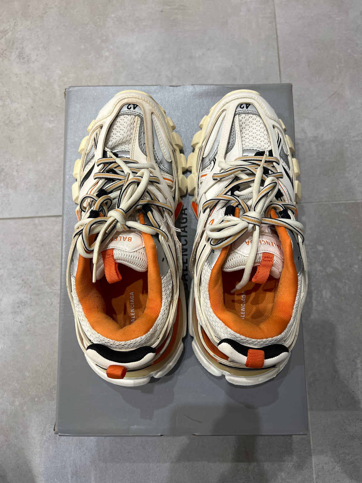 Balenciaga Track White Orange