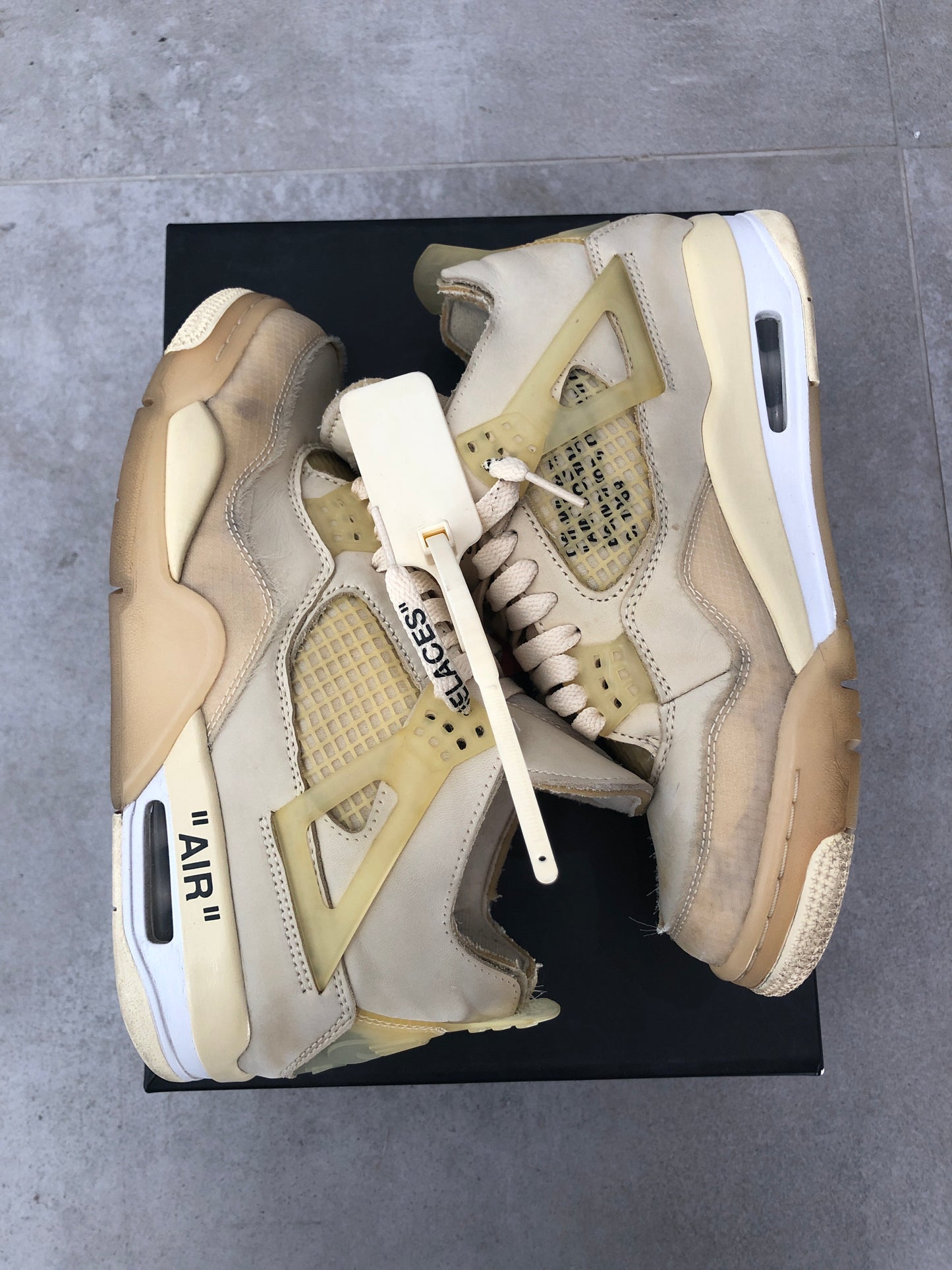 Jordan 4 OFF-White „Sail”